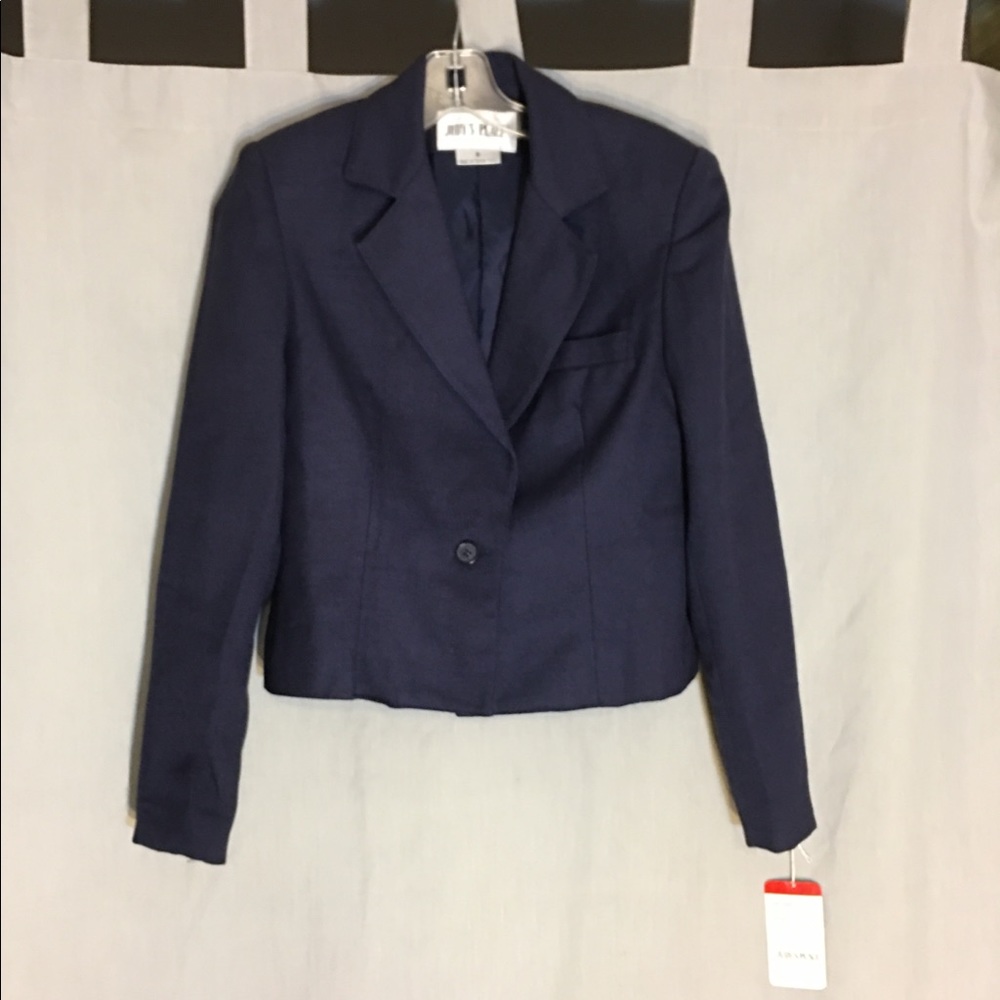 NWT Judy’s Place Navy Lined Blazer Size 6